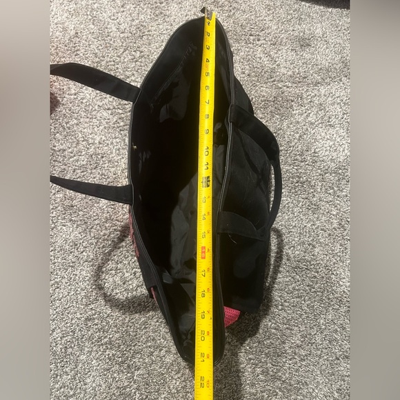 Victoria's Secret Black Tote with Red Sequins - Picture 2 of 3